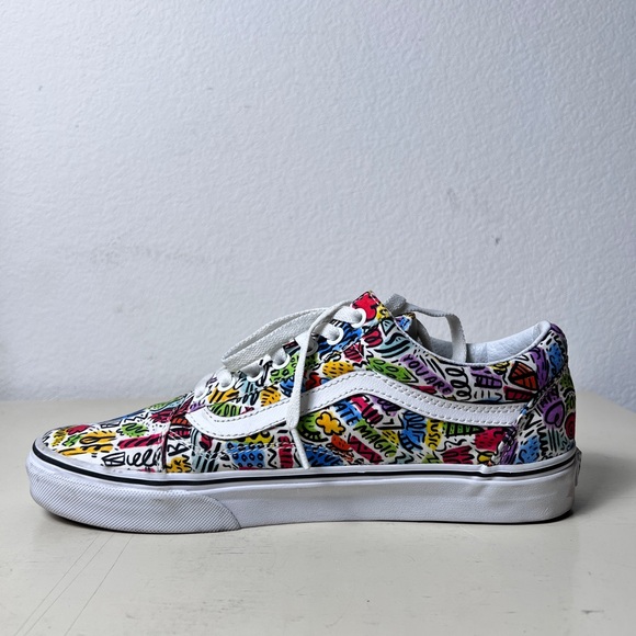 Vans x Dallas Clayton Doodle Lace-Up Low Top Sneakers Unisex M 9 / W 10.5 - Picture 7 of 11